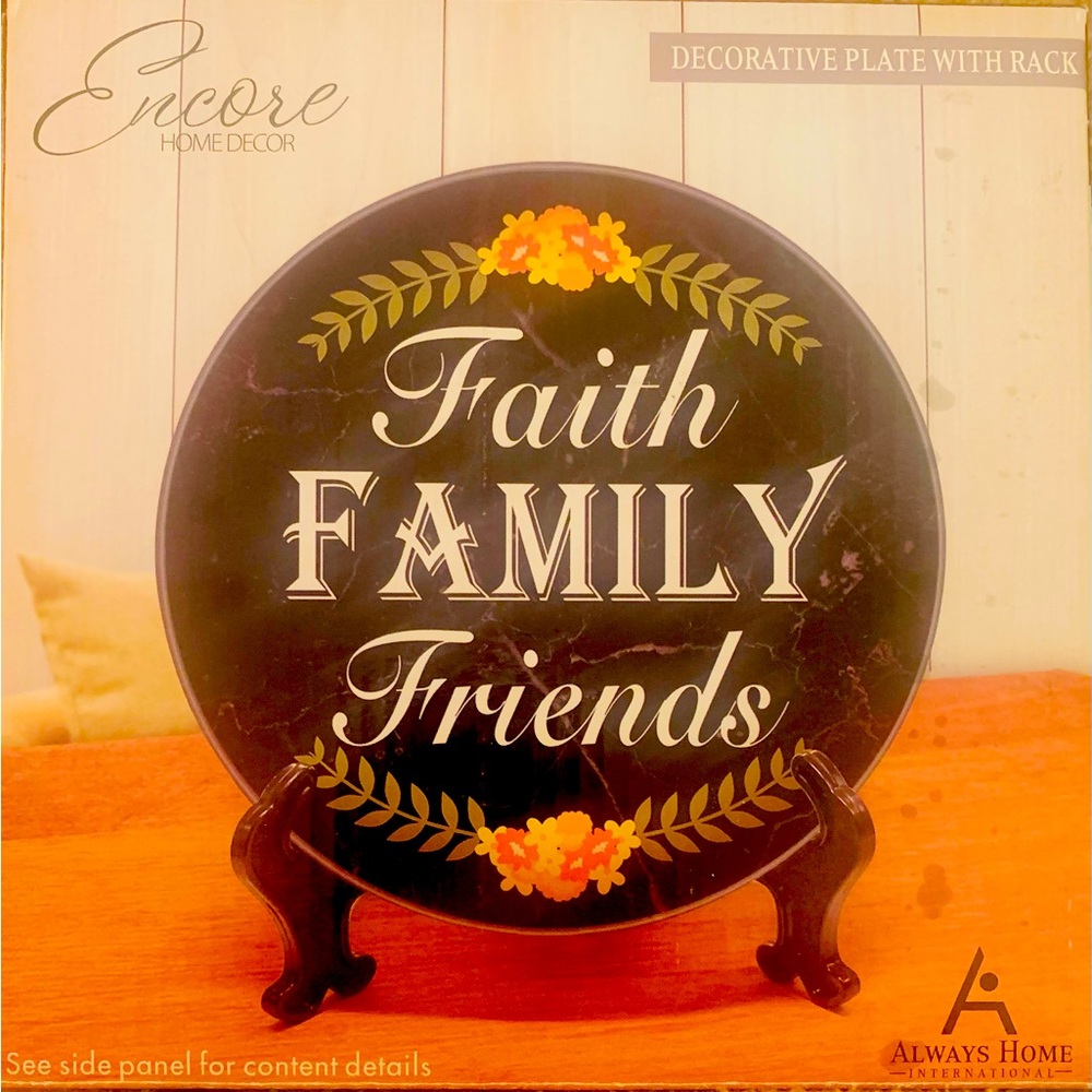 Decorative Plate & Rack